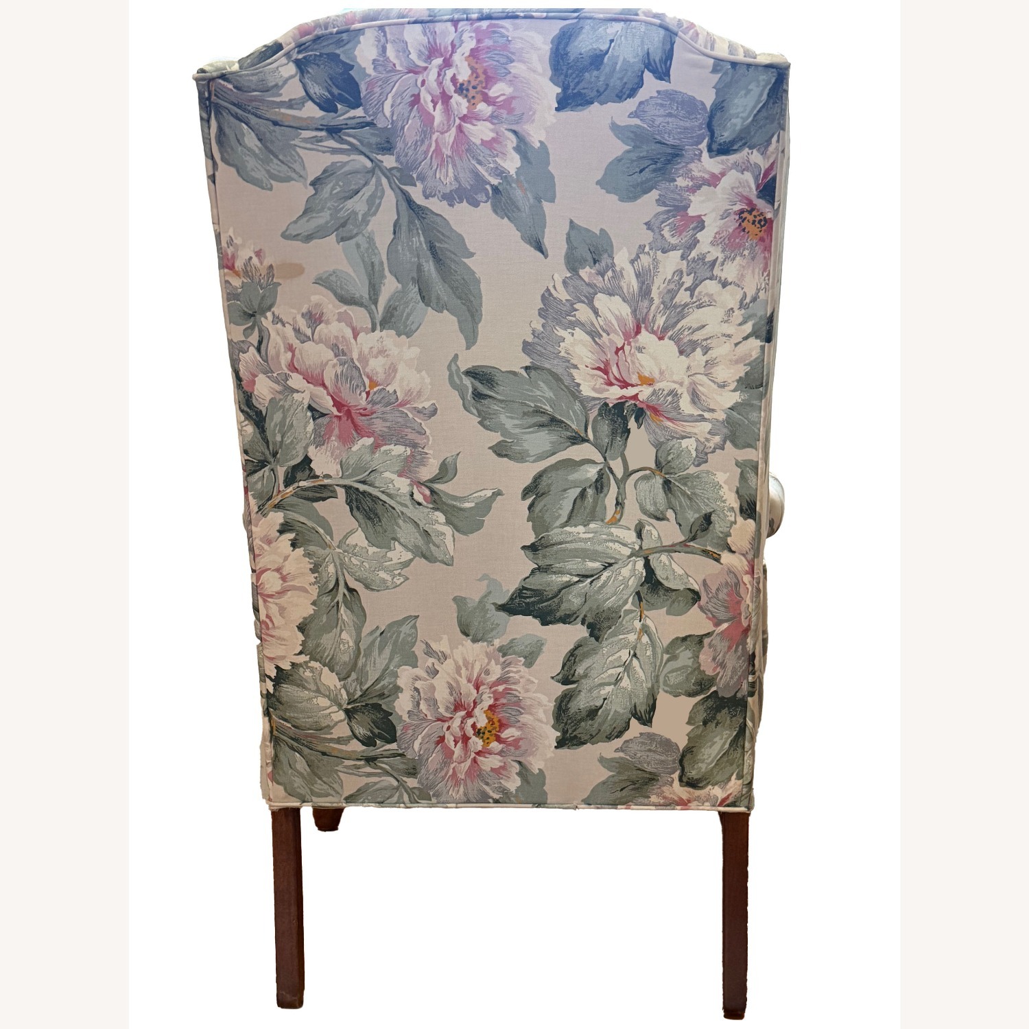 English Garden Fabric Wing Chair - image-2