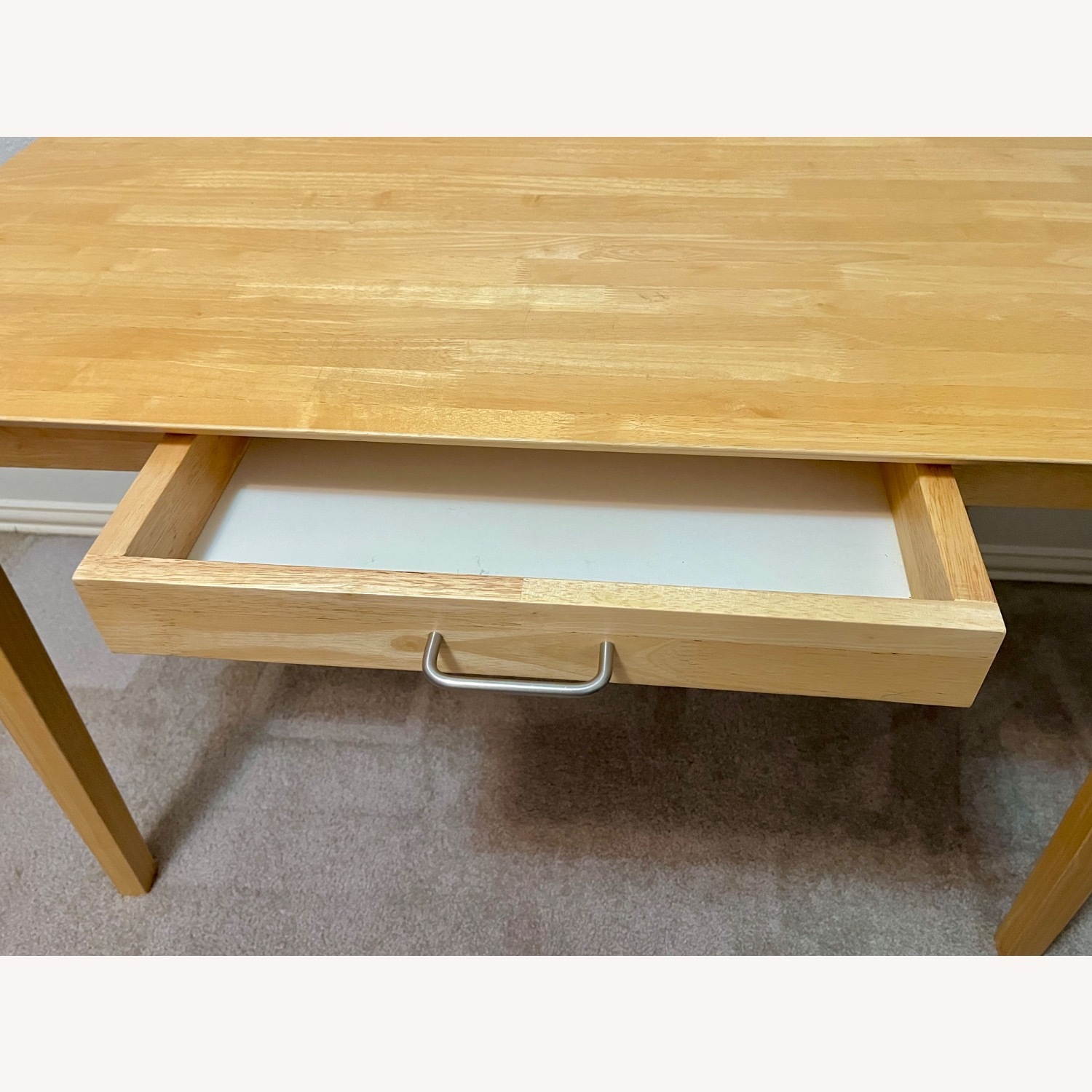 Natural Wood Desk - image-4