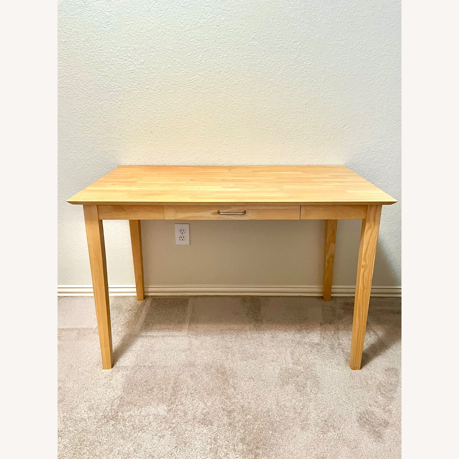 Natural Wood Desk - image-1