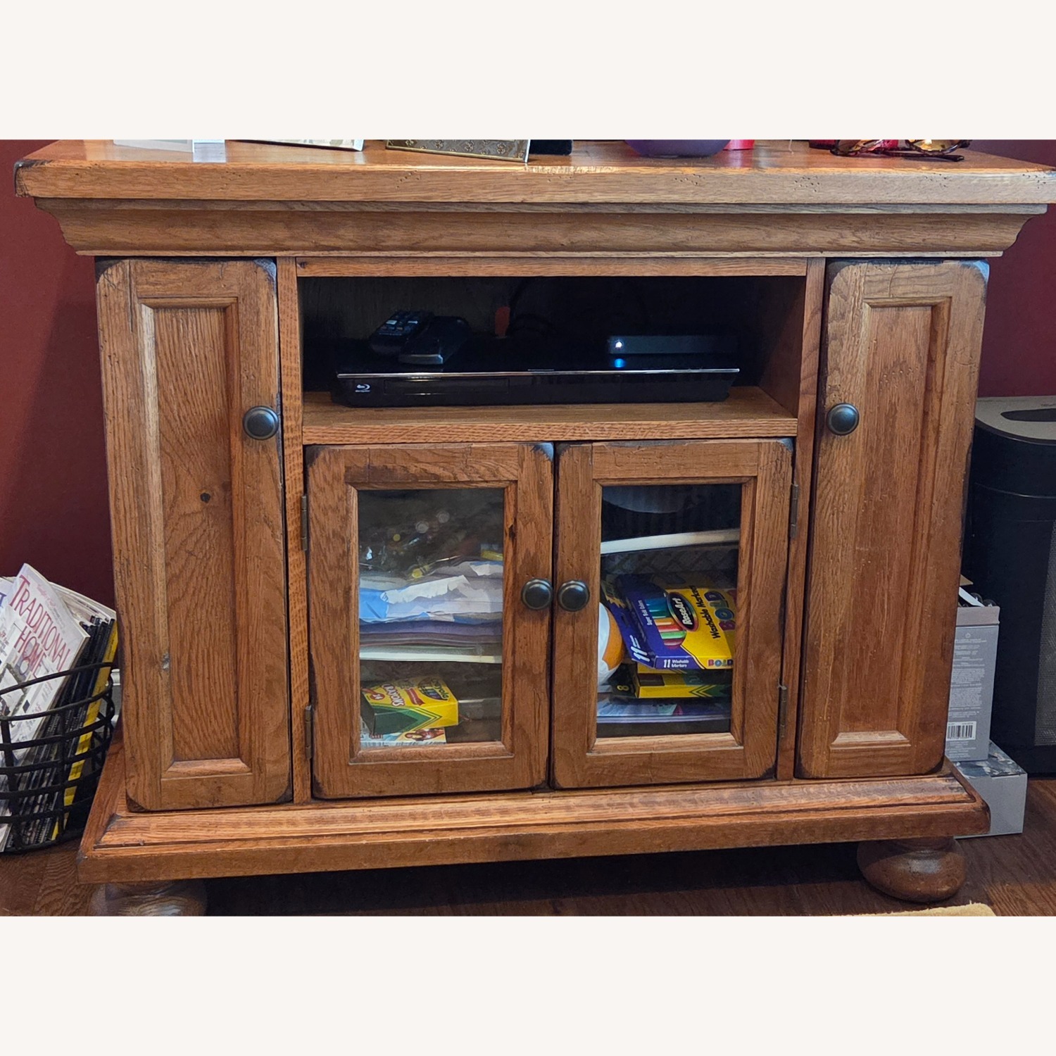 Vintage Broyhill CD Media Cabinet - image-3