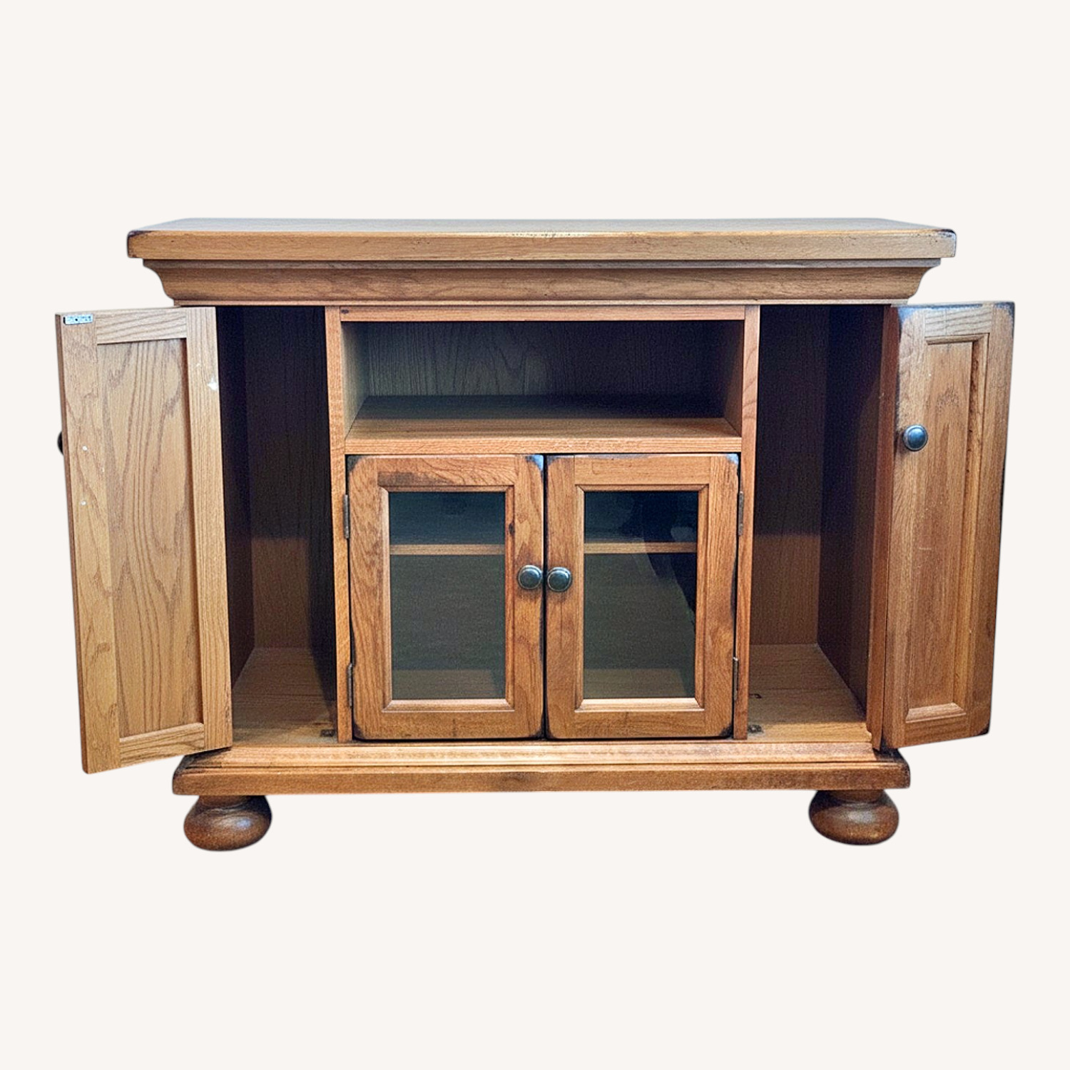Vintage Broyhill CD Media Cabinet - image-0