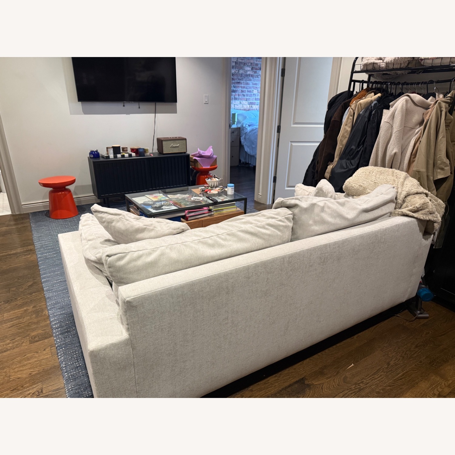 West Em Harmony Light Gray Extra Deep Sofa  - image-3