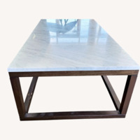 Light Gray Marble Coffee Table