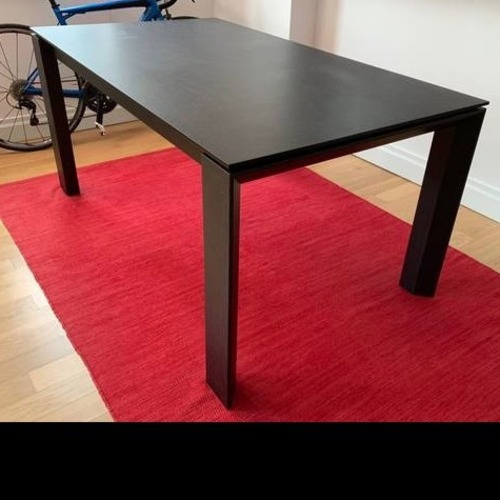 Used Calligaris Omnia Black Extendable Dining Table for sale on AptDeco