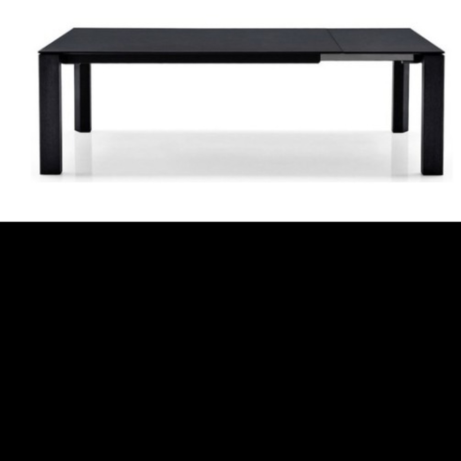 Calligaris Omnia Black Extendable Dining Table - image-3