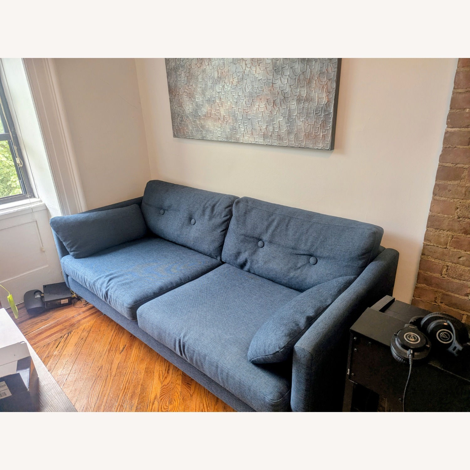 Article Anton Twilight Blue 74" Couch - image-2