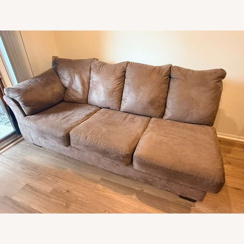 Used Ashley Furniture Light Brown 3+ Seater Sofa for sale on AptDeco