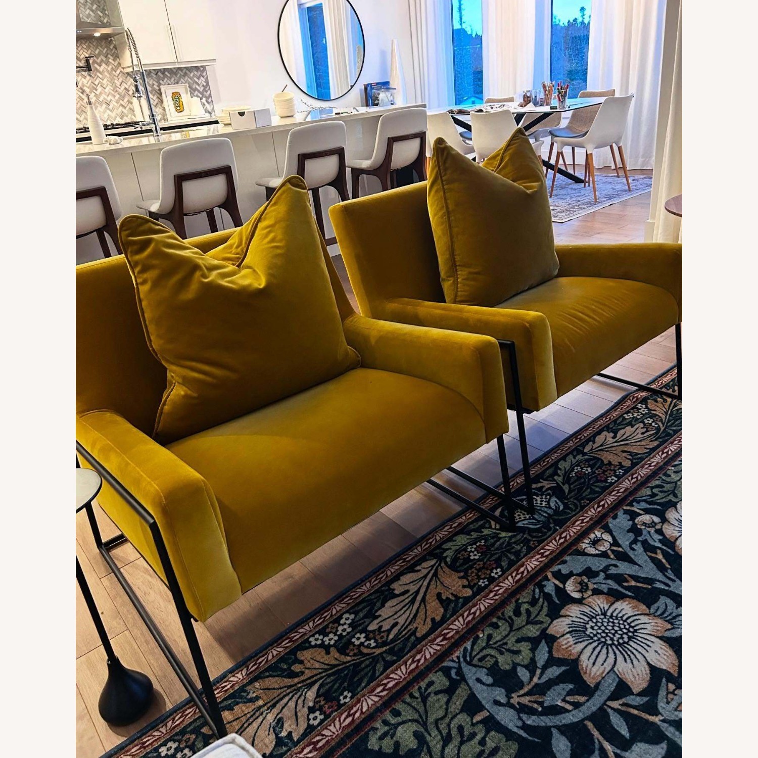 Article Regis Gold Velvet Accent Chairs (2) - image-1