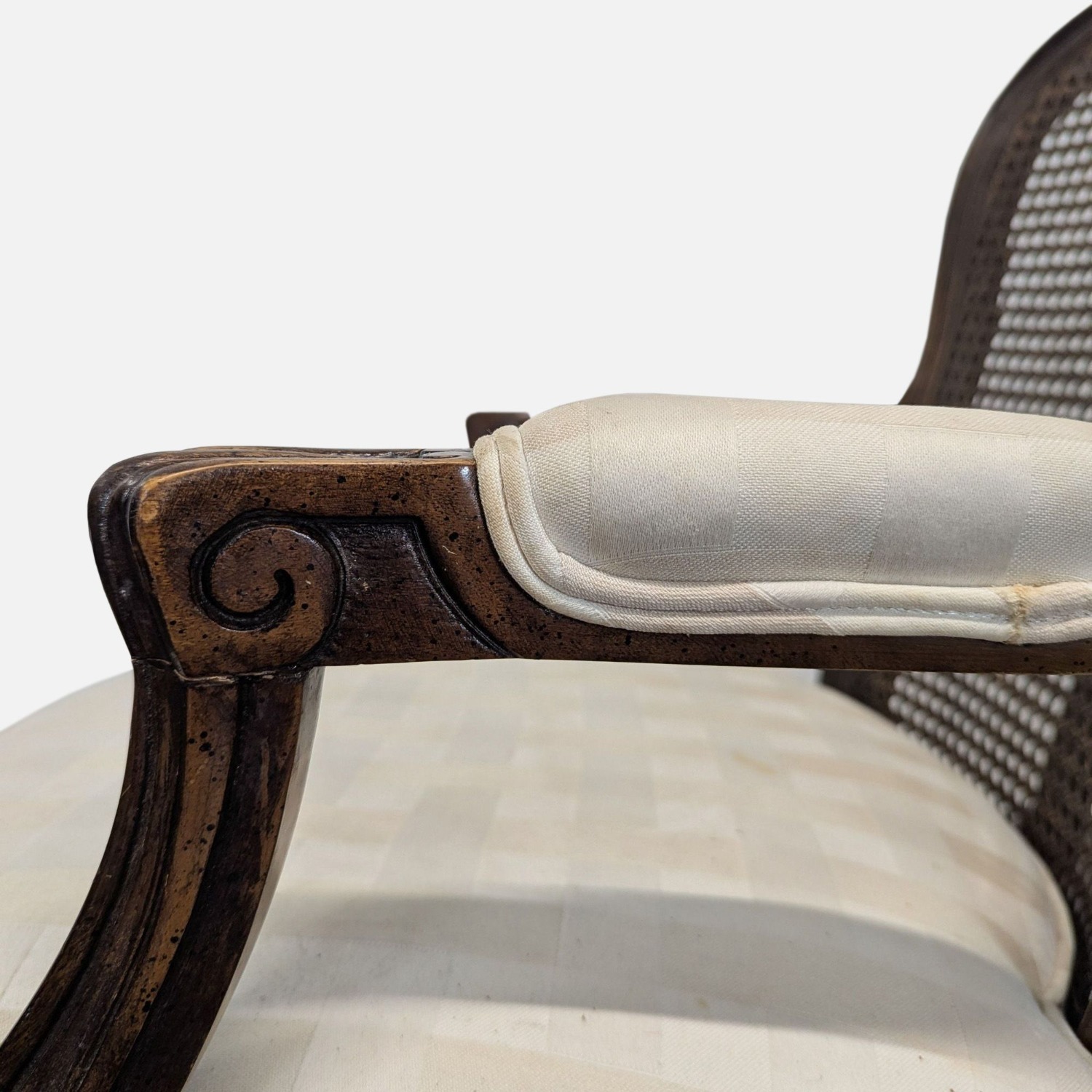 Pair of Vintage French Style Chairs with Cane Back - image-5
