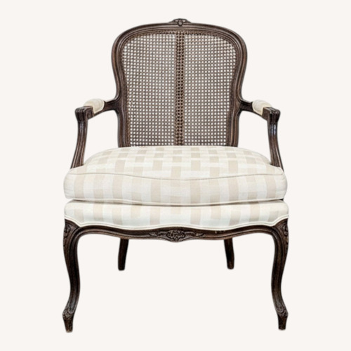 Used Pair of Vintage French Style Chairs with Cane Back for sale on AptDeco