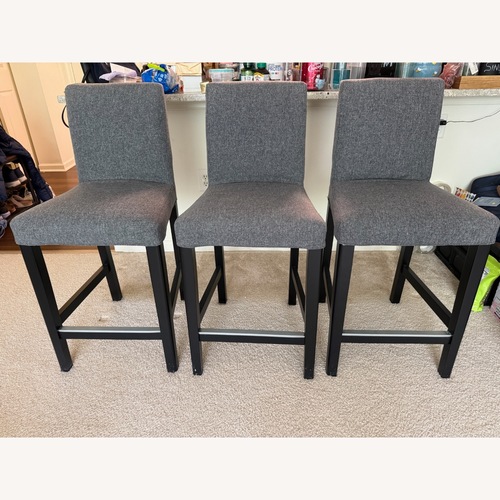 Used IKEA BERGMUND Kitchen Counter Chairs (Set of 3) for sale on AptDeco