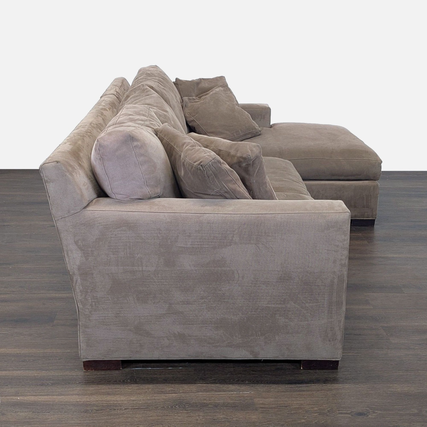 Crate & Barrel Axis Sectional Sofa with Chaise - image-6