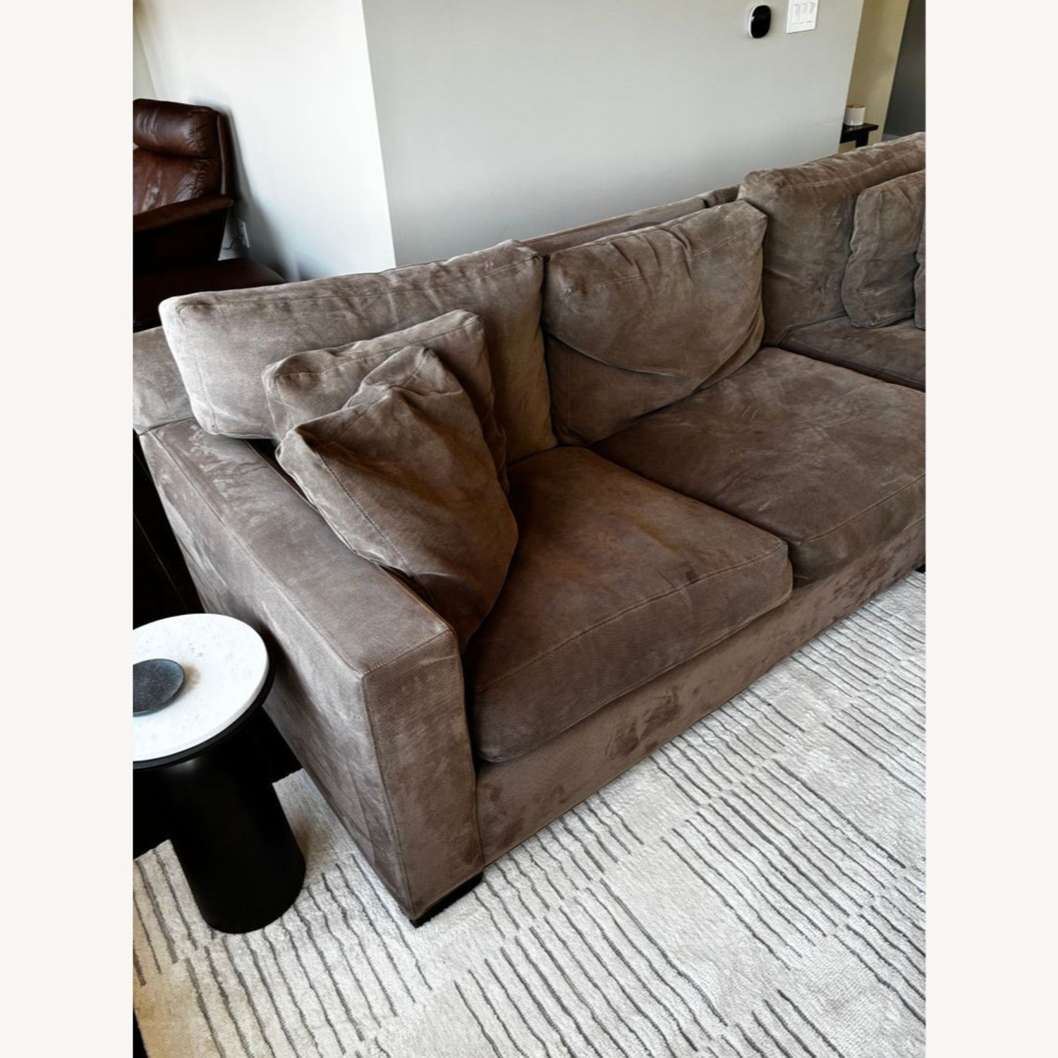 Crate & Barrel Axis Sectional Sofa with Chaise - image-3