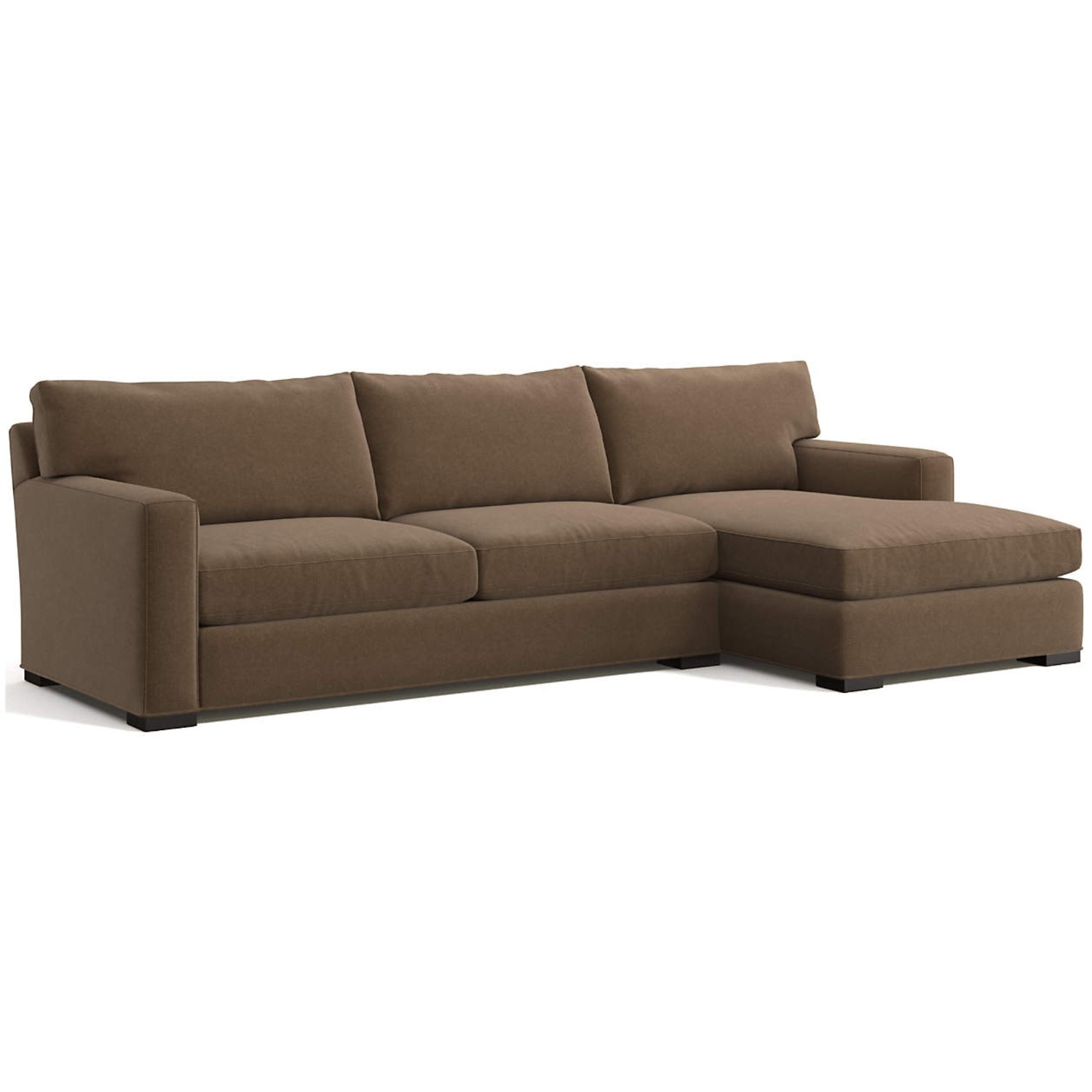 Crate & Barrel Axis Sectional Sofa with Chaise - image-13