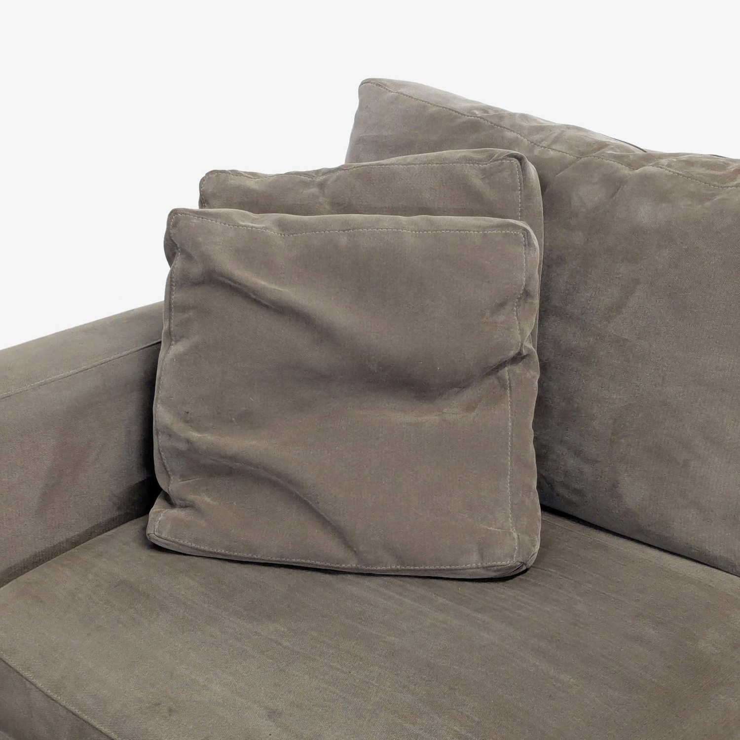 Crate & Barrel Axis Sectional Sofa with Chaise - image-7