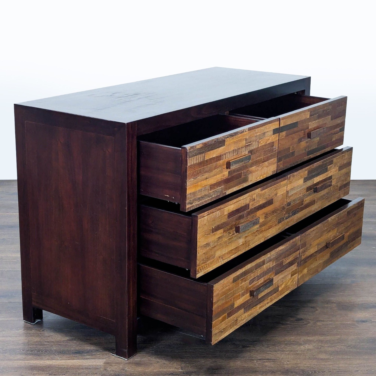 Environment Furniture Santomer Modern Rustic Wood Dresser - image-10
