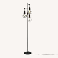 Modern Black Floor Lamp - Dimming Ddial