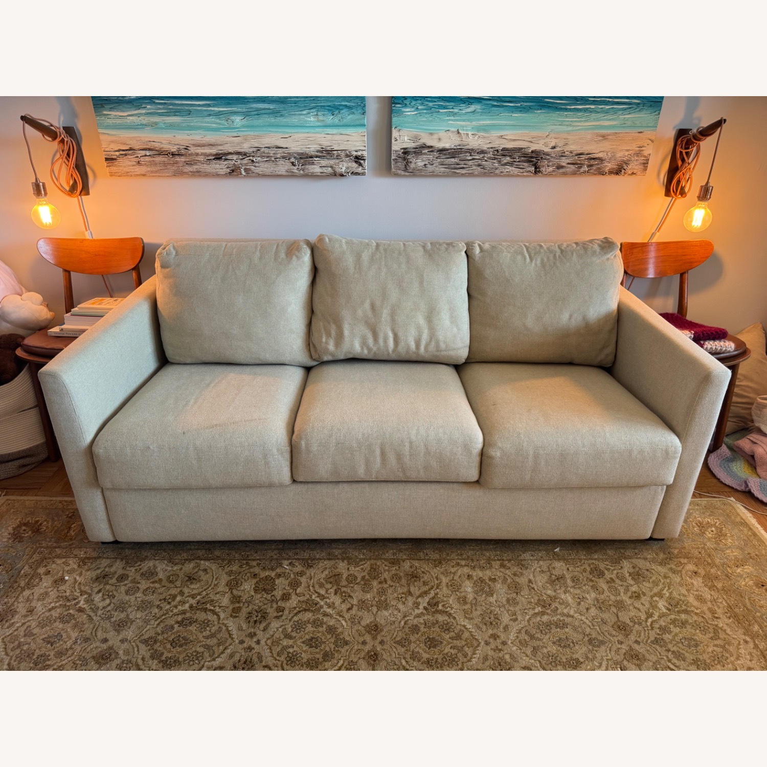 Room & Board Berin Beige Sleeper Sofa  - image-1