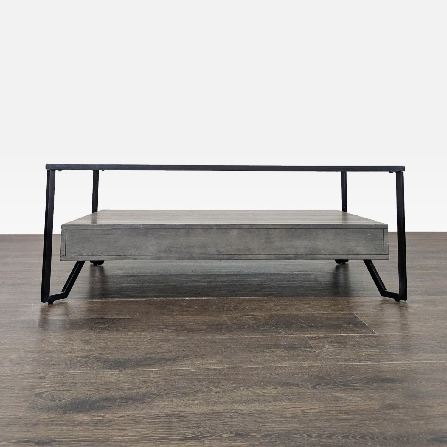 Glass Top Coffee Table with Drawers	 - image-2