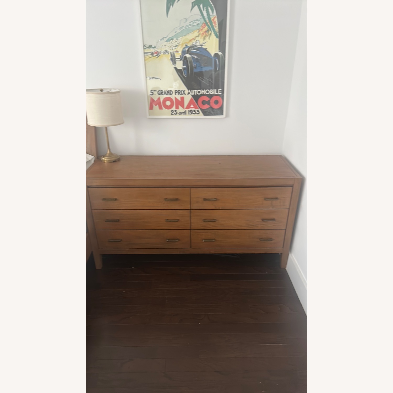 Crate & Barrel Dawson 60" Wood 6-Drawer Dresser - image-1