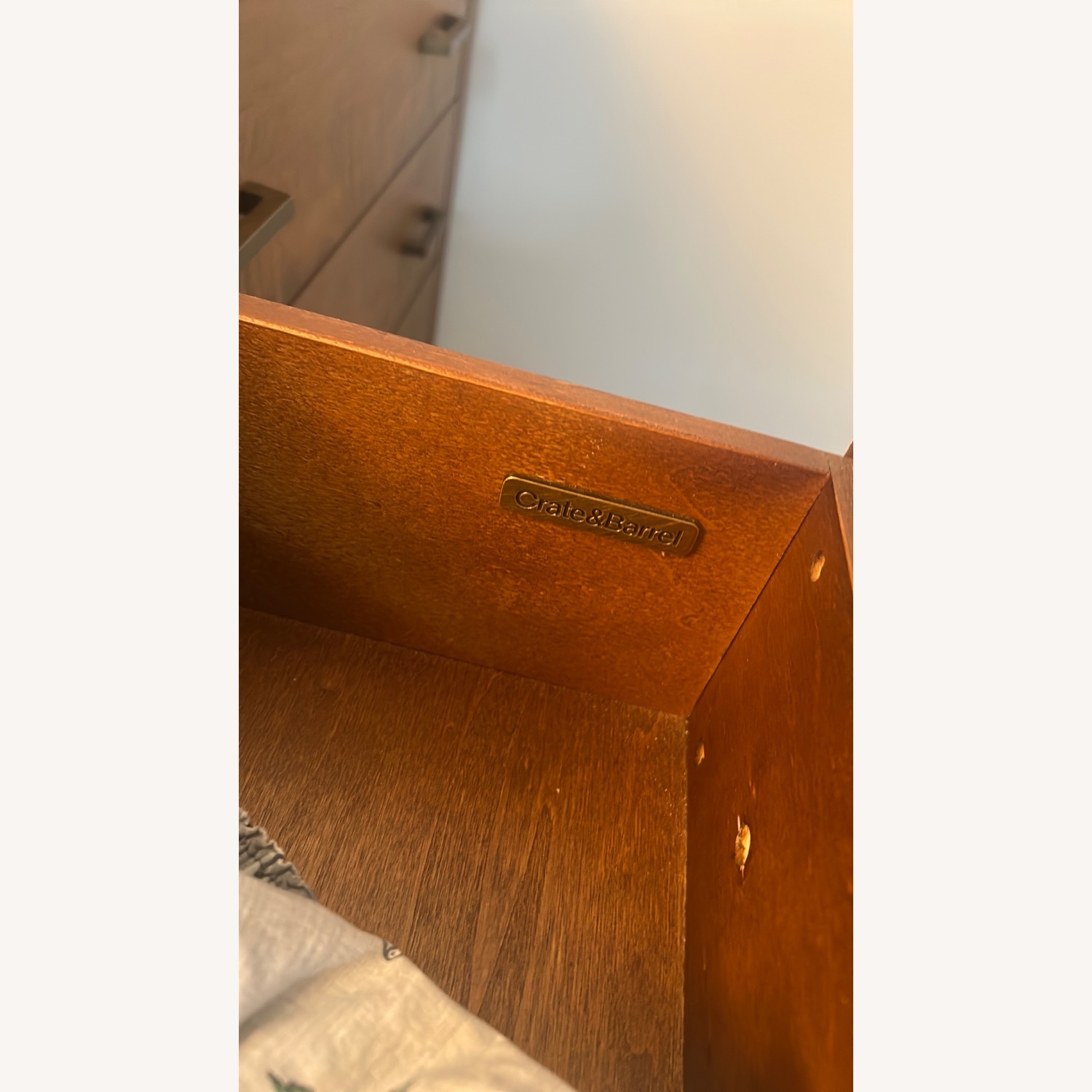 Crate & Barrel Dawson 60" Wood 6-Drawer Dresser - image-2