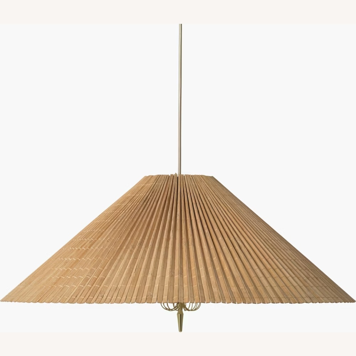 Gubi 1972 Pendant Gold Bamboo Ceiling Lamp - image-4