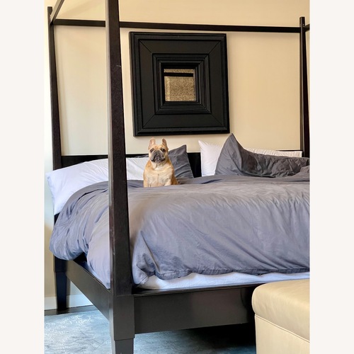 Used Mahogany King Four-Poster King Bed for sale on AptDeco