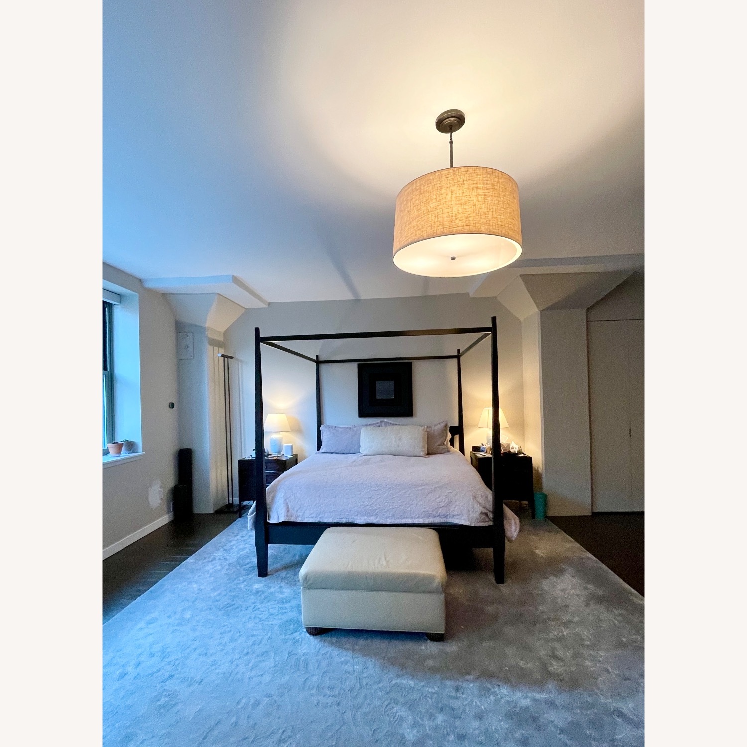 Mahogany King Four-Poster King Bed - image-2