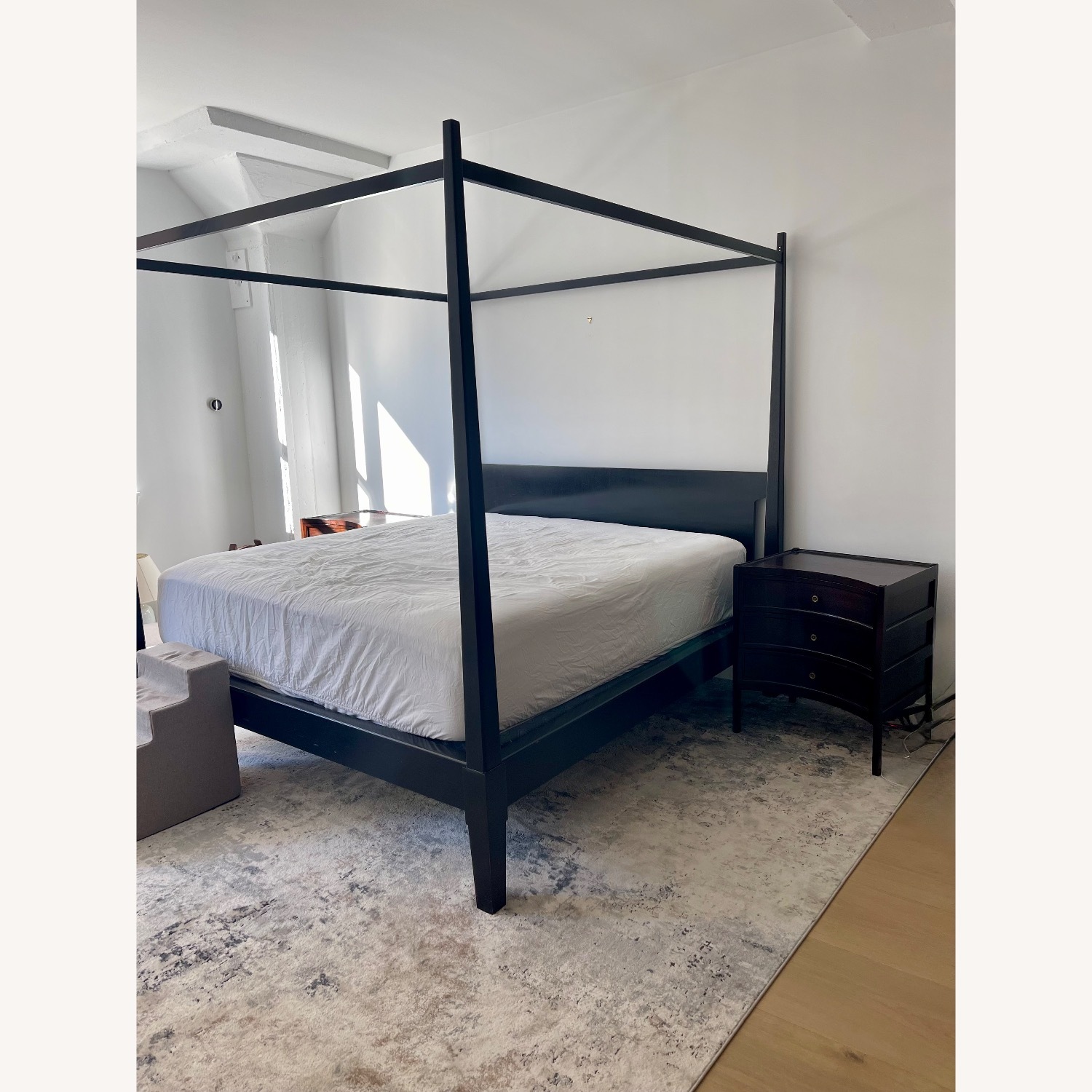 Mahogany King Four-Poster King Bed - image-5