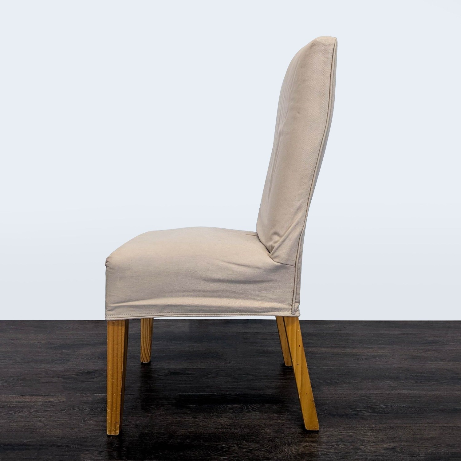 Eight Slip-Covered Dining Chairs	 - image-5