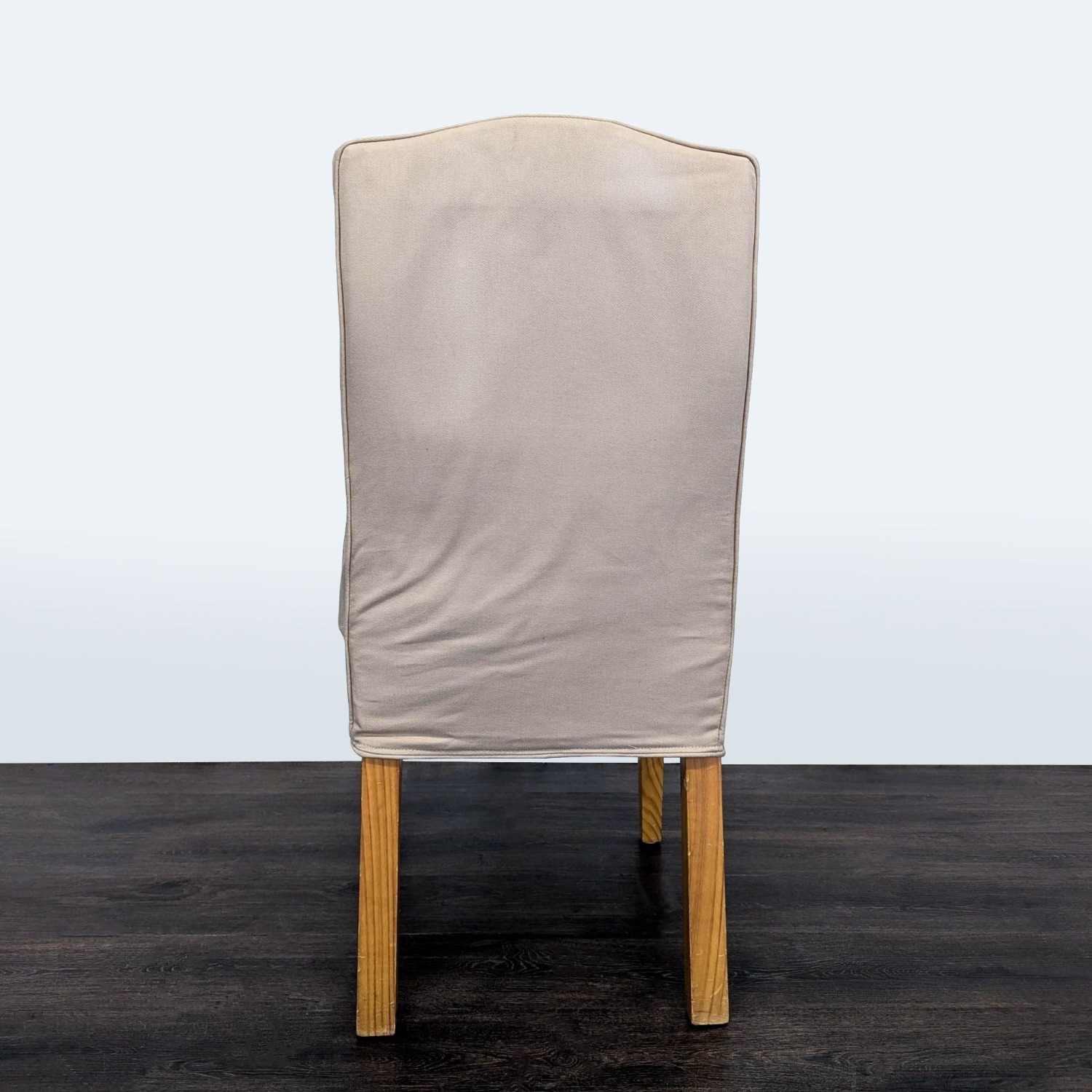 Eight Slip-Covered Dining Chairs	 - image-4