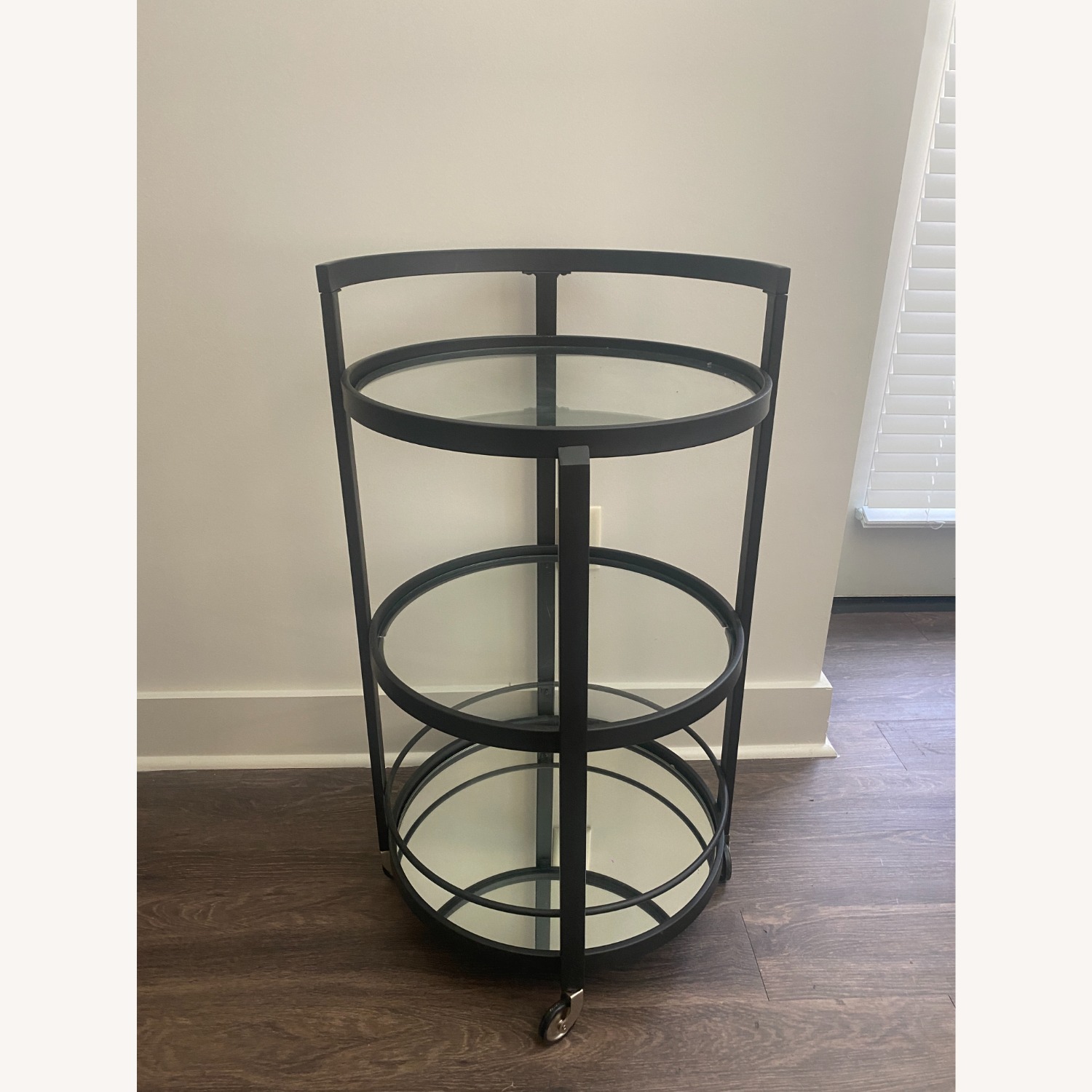 Hause 21" Wide Round Bar Cart - 21" Wide - image-1