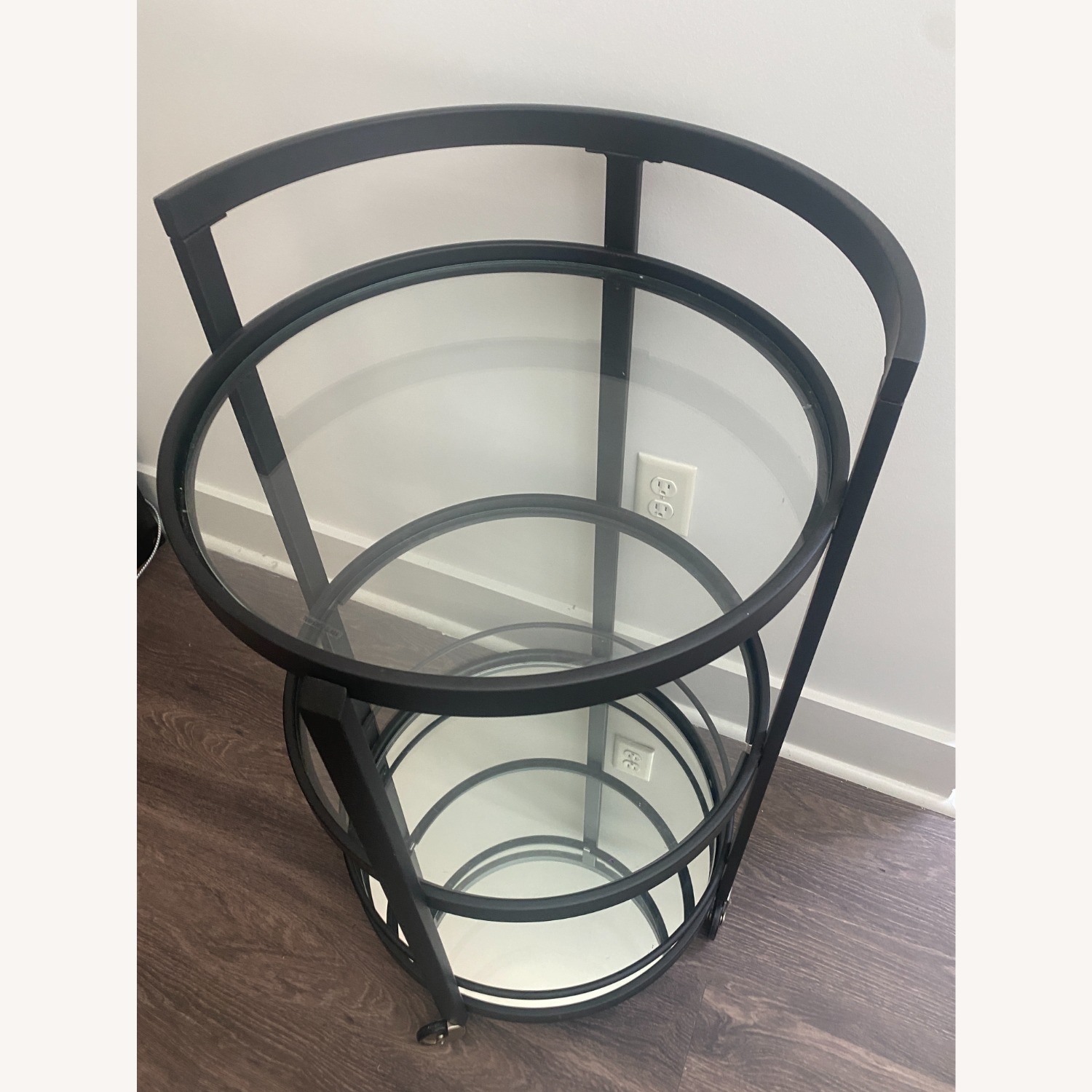 Hause 21" Wide Round Bar Cart - 21" Wide - image-2