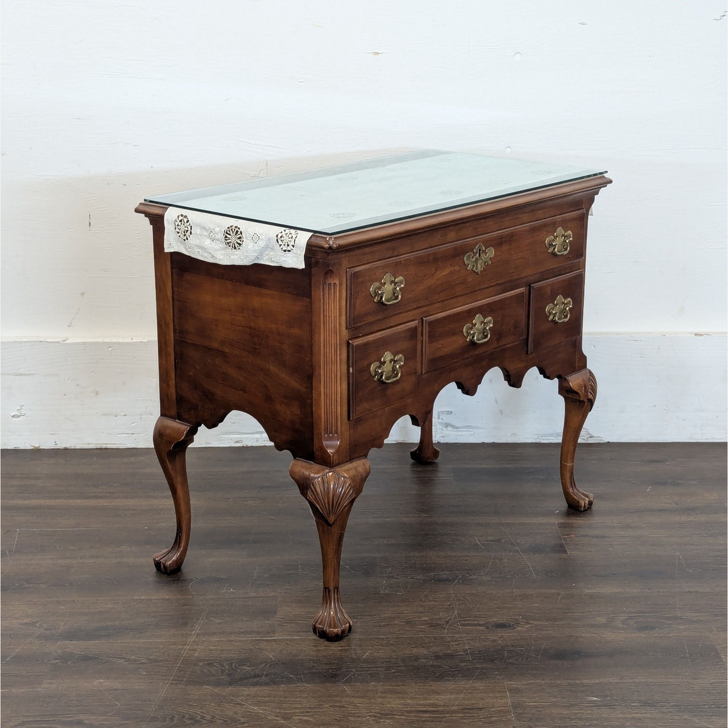 Chippendale Style Lowboy Chest	 - image-1