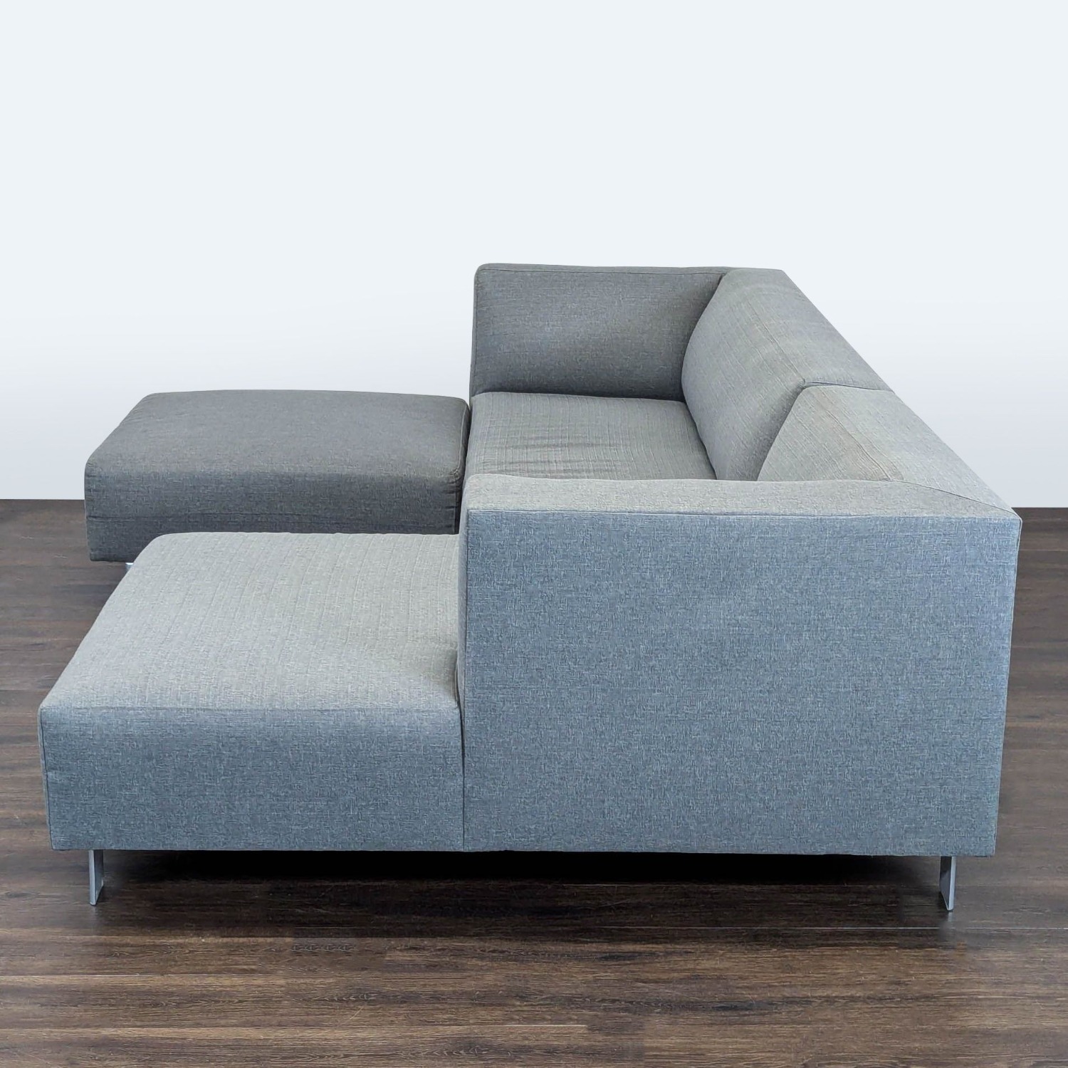 Room & Board Chelsea Modern Gray Sectional Sofa  - image-4