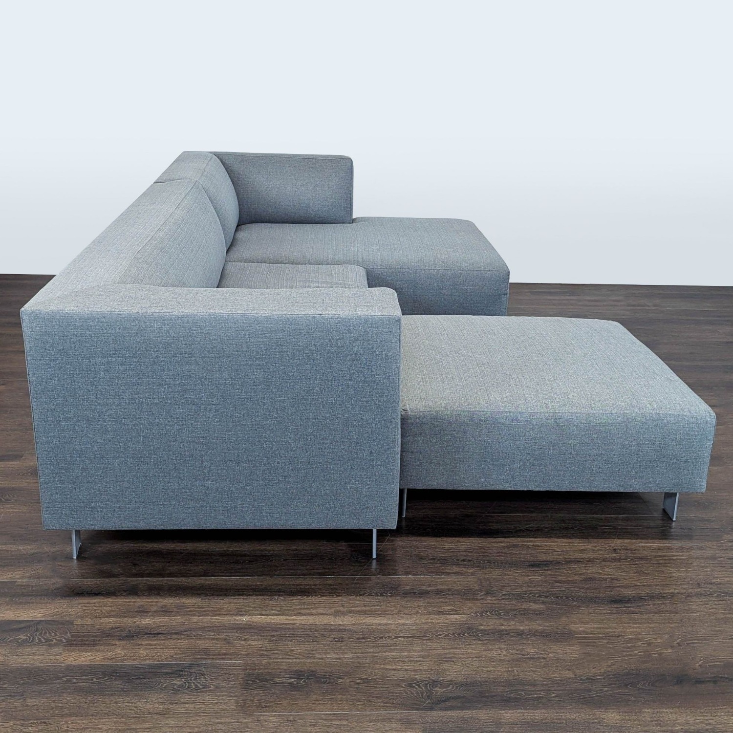 Room & Board Chelsea Modern Gray Sectional Sofa  - image-6