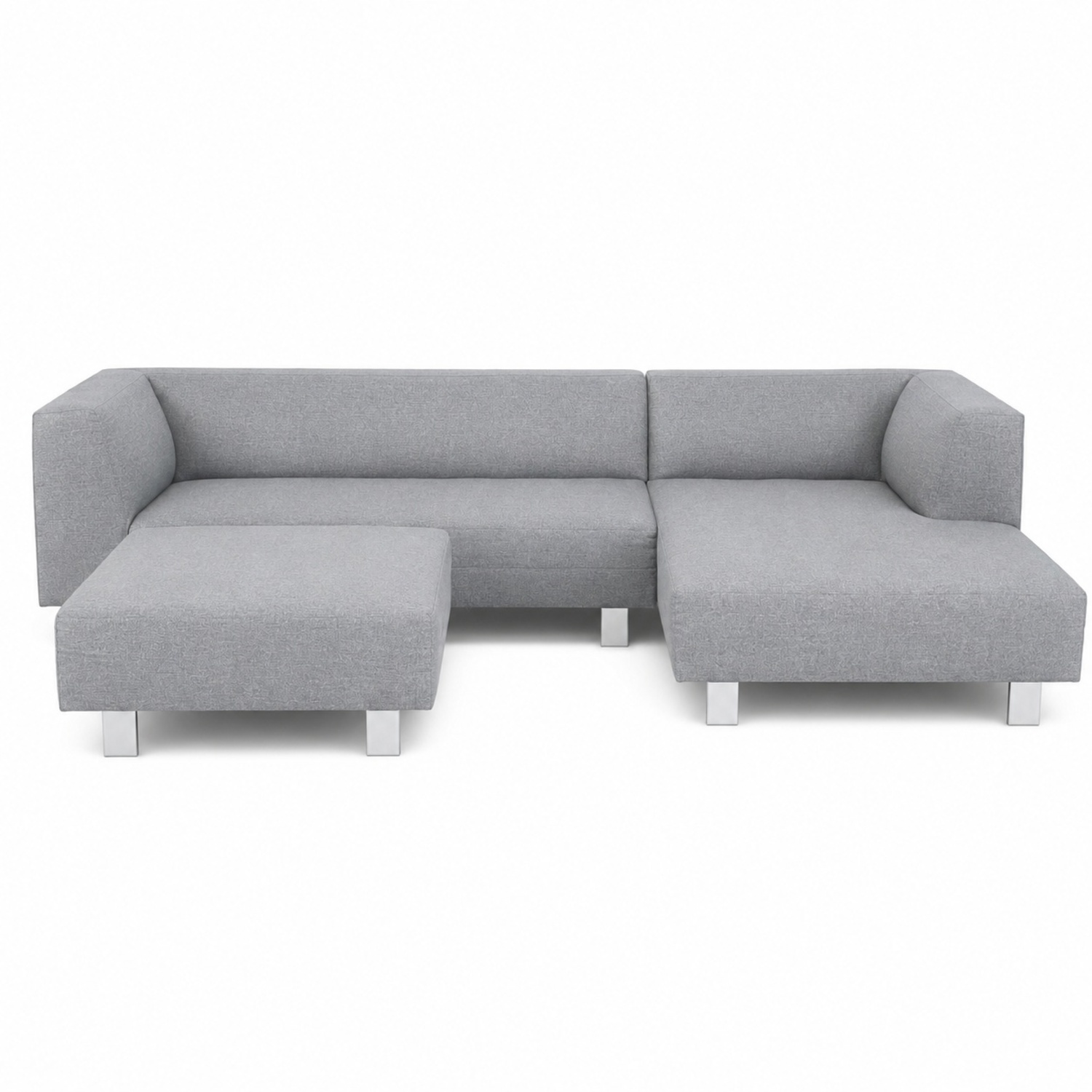 Room & Board Chelsea Modern Gray Sectional Sofa  - image-9