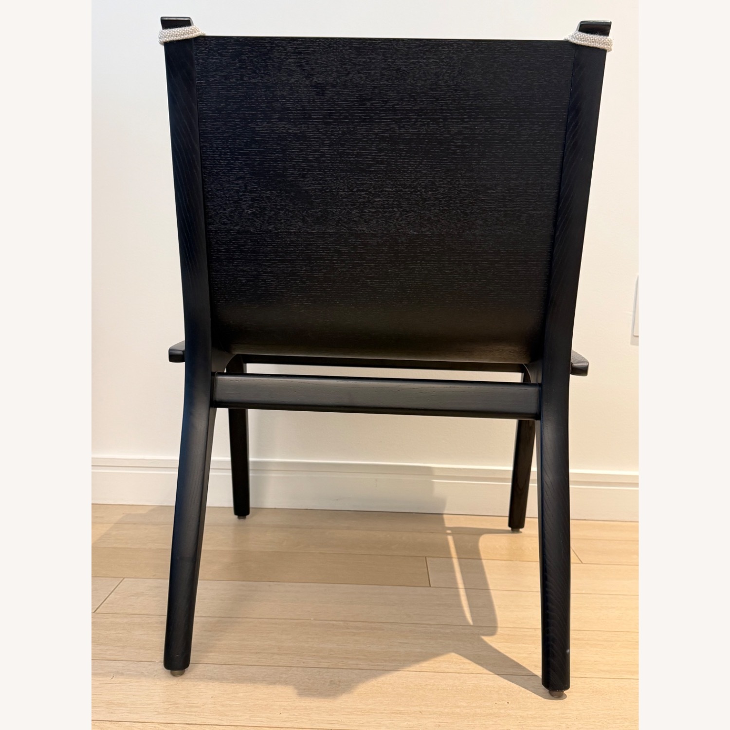 Stellarworks Ren Black Oak Armless Dining Chair x6 - image-4