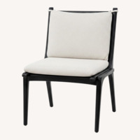 Stellarworks Ren Black Oak Armless Dining Chair x6