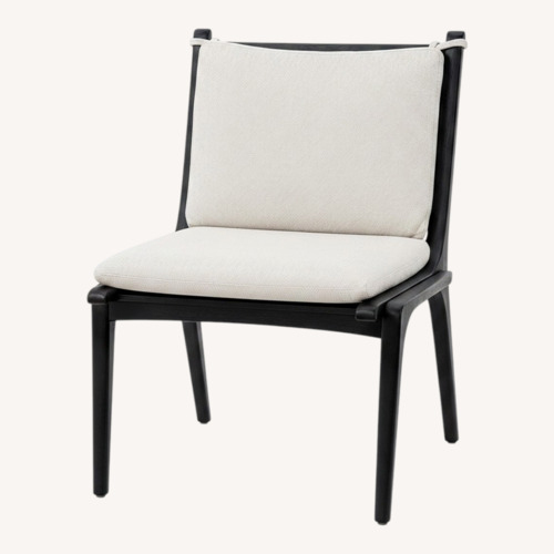 Used Stellarworks Ren Black Oak Armless Dining Chair x6 for sale on AptDeco