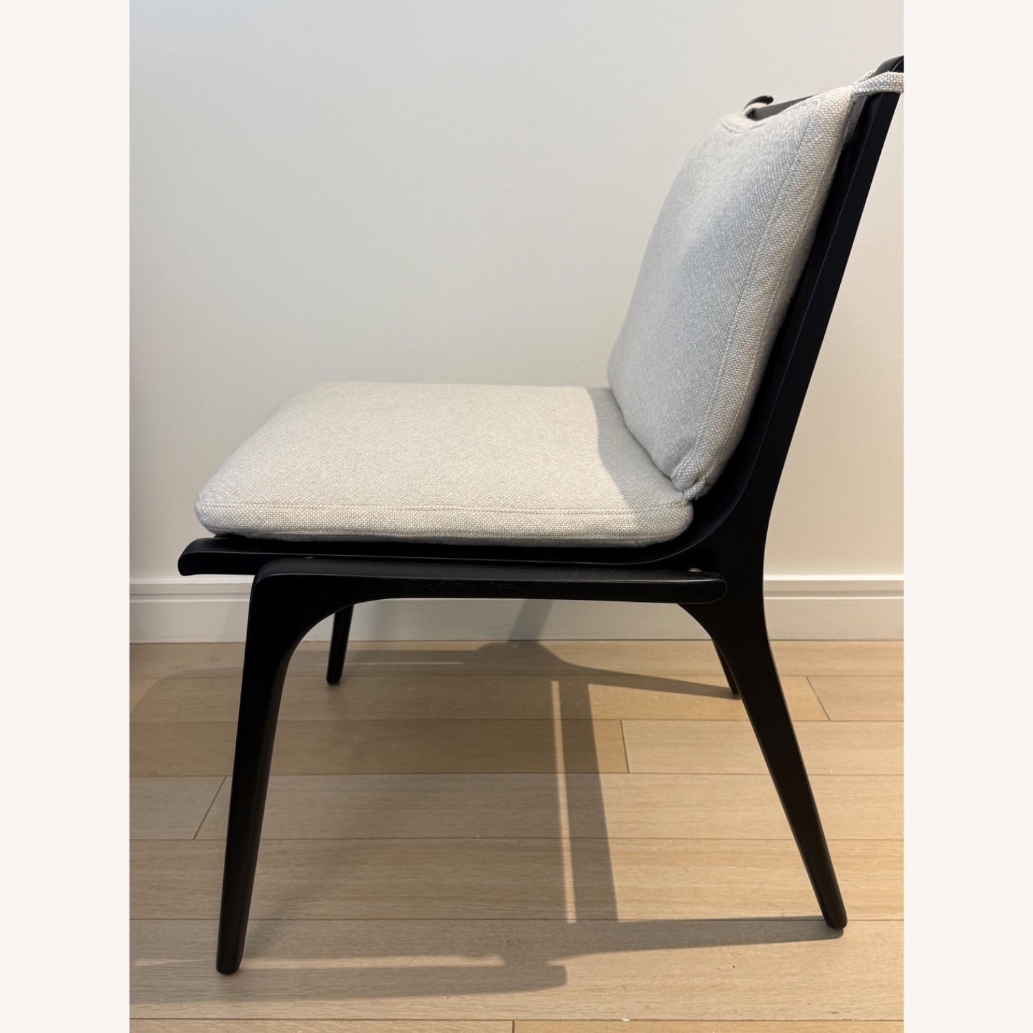 Stellarworks Ren Black Oak Armless Dining Chair x6 - image-2