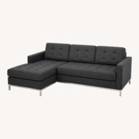 Gus Modern Dark Gray Wool 3+ Piece Sectional