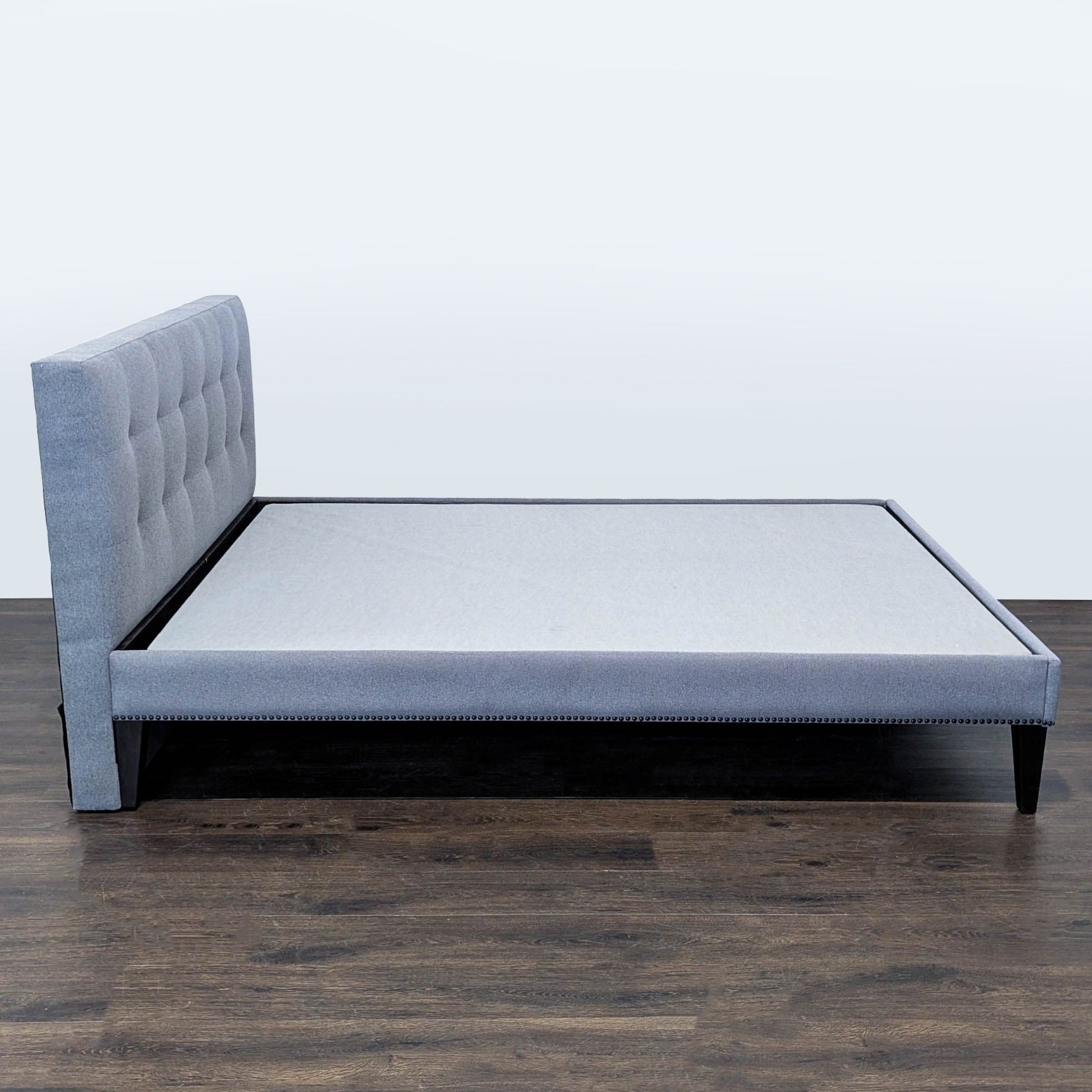 West Elm Modern Upholstered Bed Frame  - image-11
