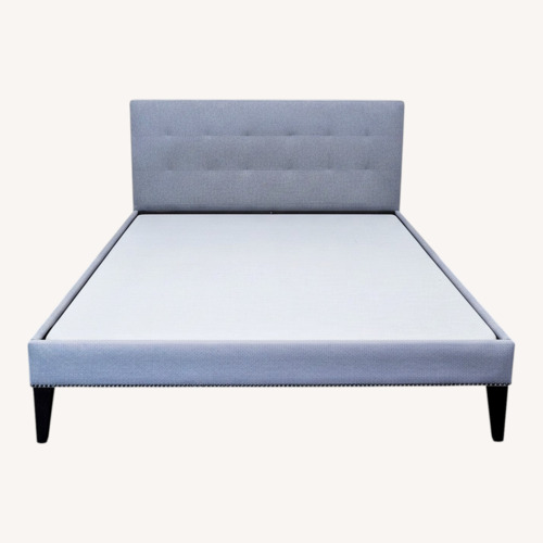 Used West Elm Modern Upholstered Bed Frame  for sale on AptDeco