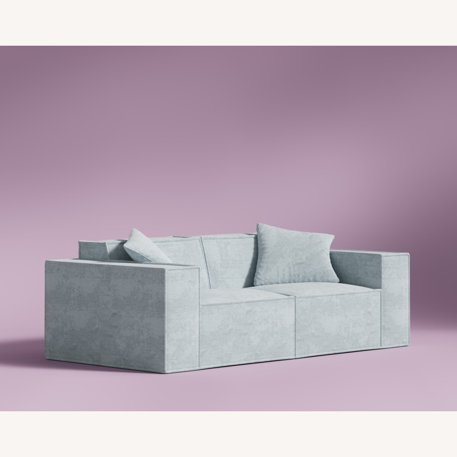 Rove Lab M1 Modern Hydrogen Blue Loveseat  - image-3