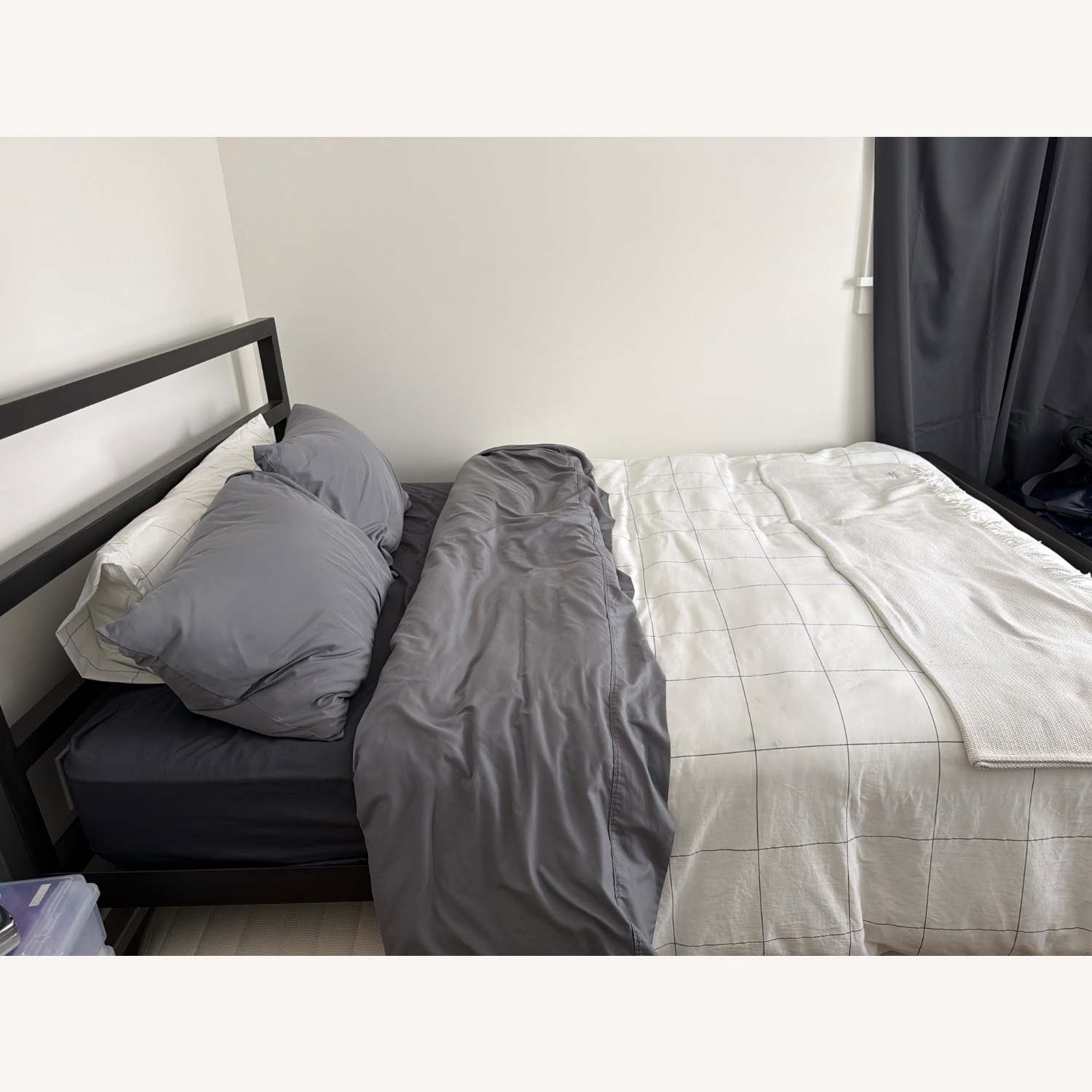 Room & Board Parsons Black Metal Queen Bed - image-2