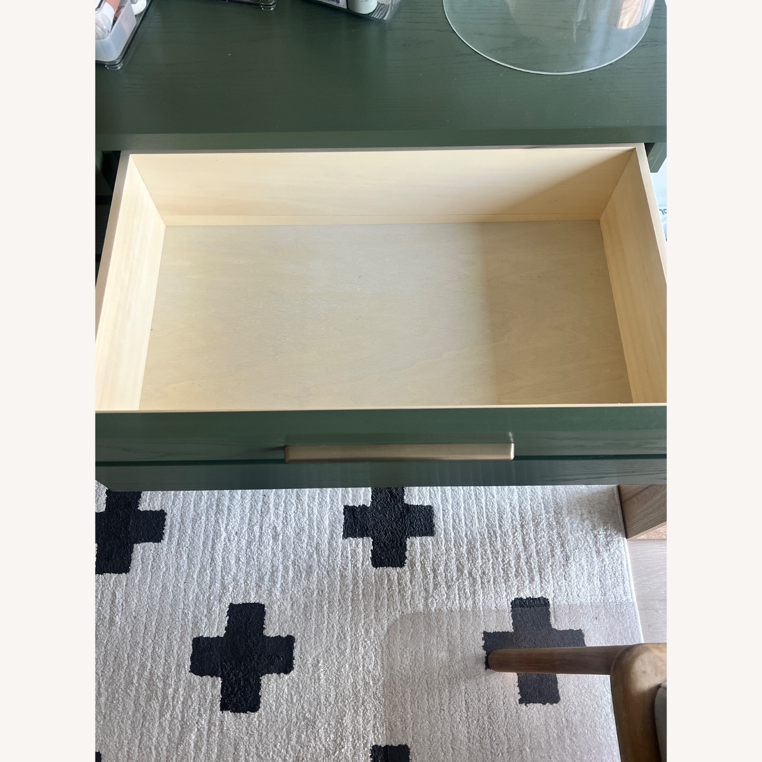 Crate & Kids Green Stripe Wide Dresser - image-8