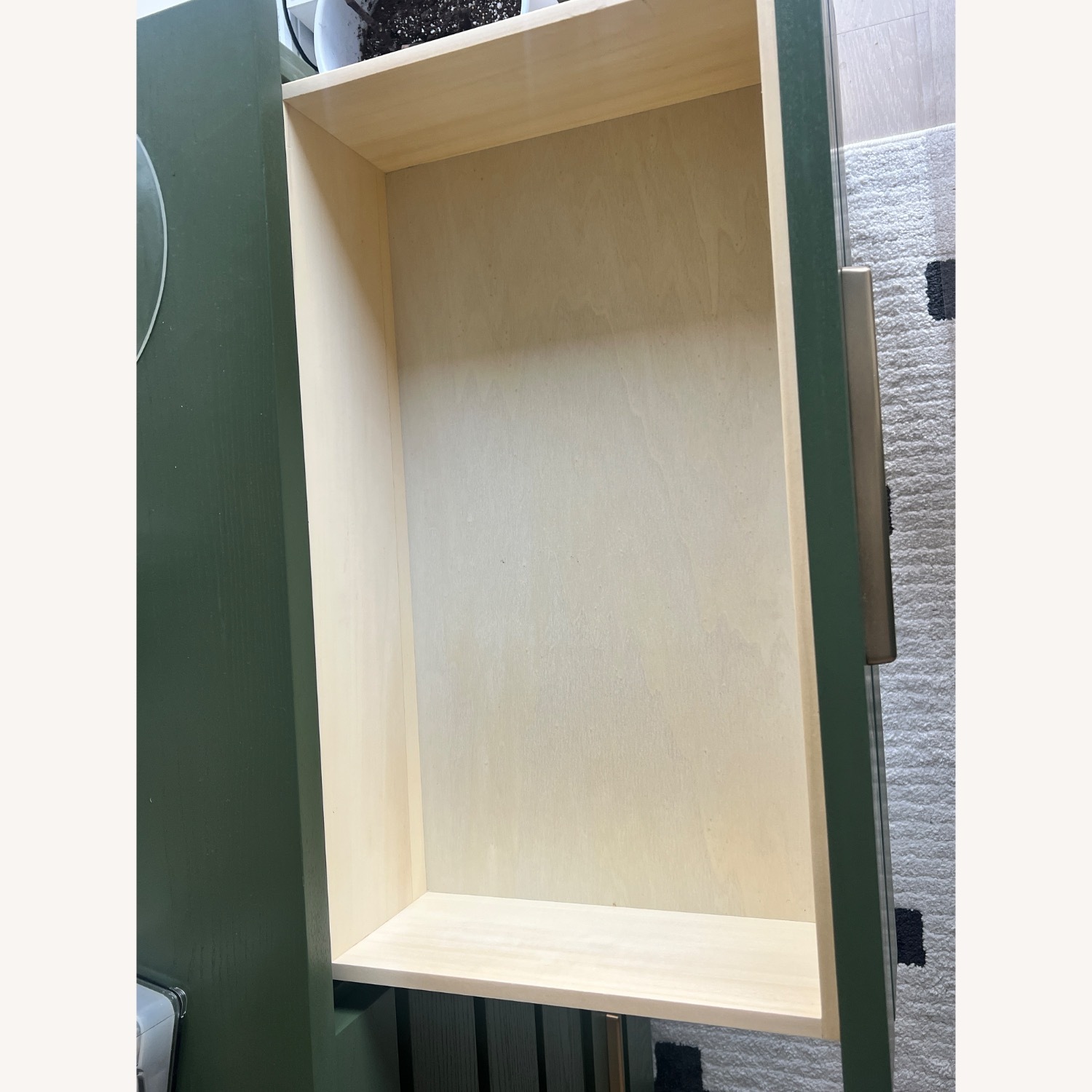 Crate & Kids Green Stripe Wide Dresser - image-9