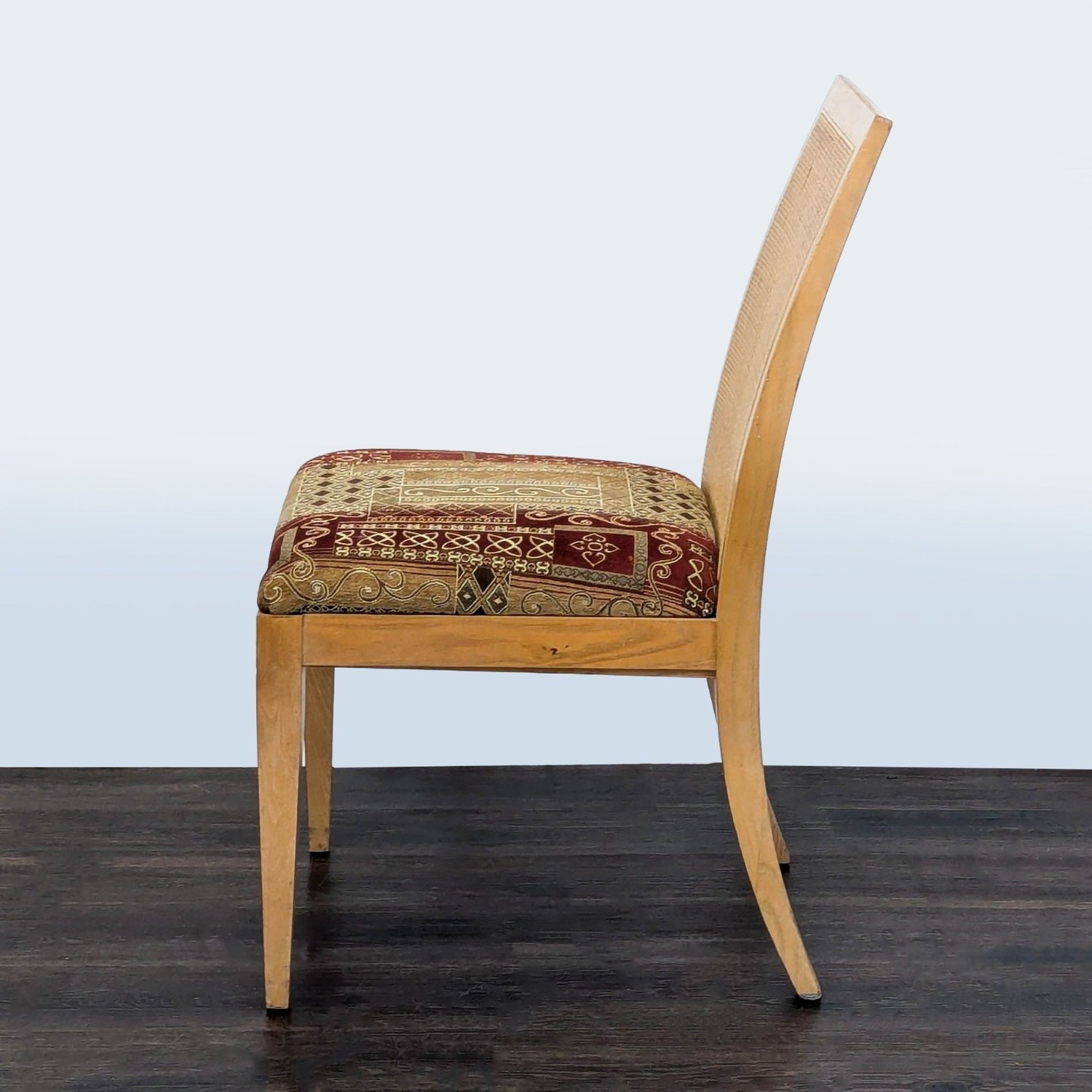 Set of 6 Wood Upholstered Dining Chair  - image-12