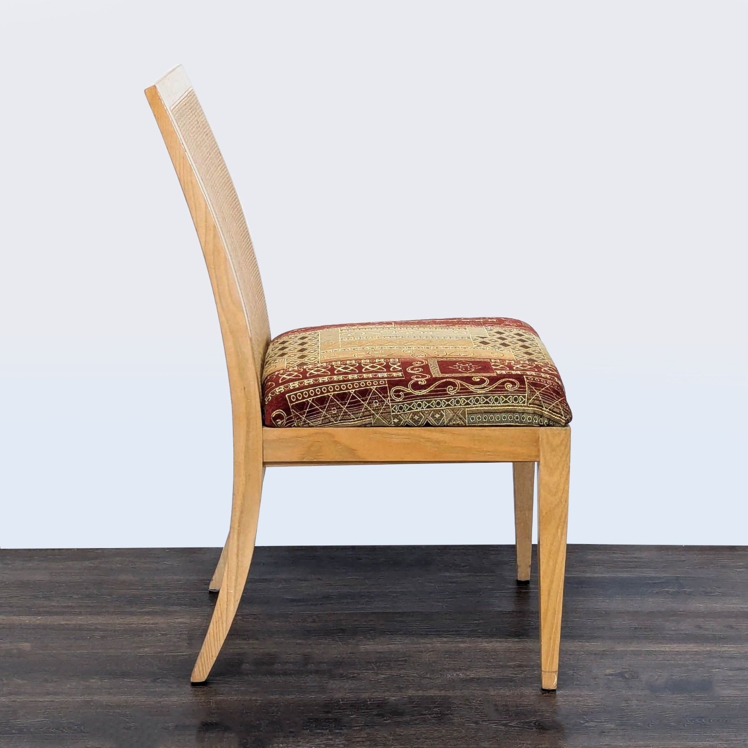 Set of 6 Wood Upholstered Dining Chair  - image-14